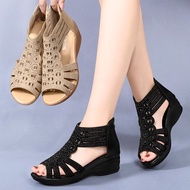 Ready Stock ♦✢◐ bantu460648062 Sandal Wedges perempuan kasut Women Shoes Thick Heel Fashion Korean Style Outdoor Casual