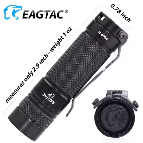 EAGTAC D25C RC MKII XML2 Luminus SFT40 SST20 4000K CRI95 Nichia519A CRI93 EDC Flashlight CR123A 1634