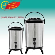 MAS Stainless Steel Beverage Dispenser With Tap / Milk Tea Bucket Barrel / Bekas Air Panas Thermos /