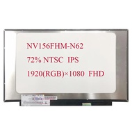 Laptop LCD Screen NV156FHM-N62 replacement Display 72% NTSC IPS FHD 30-pins 15.6-inch matrix