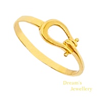 Cincin Knot Emas 916 Original / Knot Ring 916 Gold Original Dreams Jewellery