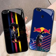 MK-84 Max Verstappen F1 Racing Liquid HD Glass Casing for OPPO A7 A12 A12S A11K A5S F9 F7 F5 Realme 