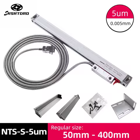 High Precision 0.005mm Milling Lathe Grinder DRO Linear Glass Scale 50 100 150 200 250 300 350 400mm