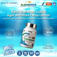 Albuminos Snakehead Fish Capsules Albumin 500mg Medicine for Caesarean Section and Normal Delivery