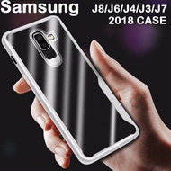 SAMSUNG Galaxy J8 J6 J4 J7 J3 A8 2018 case soft tpu clear cases screen protector film casing wallet