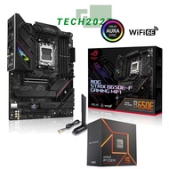 AMD Ryzen 5 7600 3.6 GHz Six-Core AM5 Processor with Asus ROG Strix B650E-F Gaming WiFi DDR5 ATX Mot