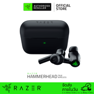 Razer Hammerhead True Wireless Earbuds (2nd Gen) - Wireless Low Latency Earbuds with Razer Chroma™ RGB (หูฟัง Wireless) | 2021 Version | Active Noise Cancellation ANC technology | 60ms low latency Gaming Mode | Bluetooth 5.2 | Android and iOS