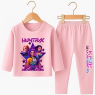 KPOP DEMON HUNTER Premium Girls' Pajamas Set Long Sleeve Long Pants 3 Years-10 Years