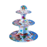Cocomelon Cupcake Stand Cake Tier/ Cocomelon Character Cupcake Stand