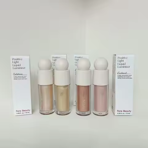 Rare Beauty Positive Light Liquid Highlighter Brighten Glitter 4-Color Face Body Luminizer Cosmetics
