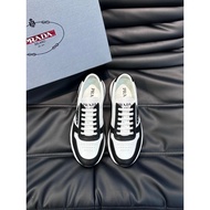 Prada Prada PD2023 New Style Men's Casual Shoes Sports Shoes High-End Men's Lace-Up Leather Casual S