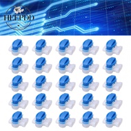 HEEPDD 25 Pcs Electrical IDC 3 Hole Insulation Displacement Connector Strong Sealing Pigtail for Wir