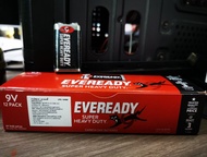 ตราแมว 9 ชีวิต EVEREADY Super Heavy Duty Carbon Zinc ถ่าน ไซส์ 9V (6F22) -ยกกล่อง  แท้ประกันศูนย์-ถ่
