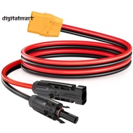 10AWG Solar Panel Connector to XT90 Female Adapter Cable XT90 Female Adapter Cable 10AWG Solar Panel