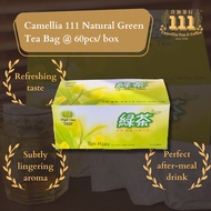 [Camellia 111 Tea] Green Tea Bag 绿茶 （茶袋装）Teh Hijau 60pcs