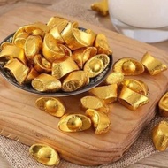 [CNY] Gold bar chocolate candy, dollar, watermelon, dragon fruit 500g separated from 1kg bag