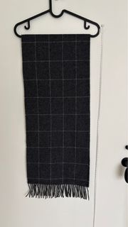 dunhill 圍巾 cashmere 100% 極新