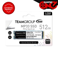Teamgroup MP33 512GB MP33 NVMe 1.3 PCIe Gen 3x4 M.2 SSD [TM8FP6512G0C101]