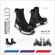 BMW Motorcycle Riding Outdoor Short Boots Non-Slip Warm Leisure Motorcycle Shoes Men