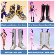 KPop Demon Hunters Cosplay Shoes Rumi Zoey Mira Cos Boots Women's Cosplay Shoes