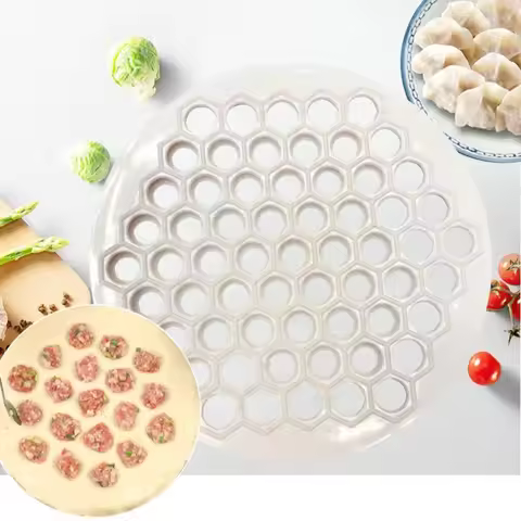 Ravioli Maker Press Pelmeni Mold,Pierogi Press,Potsticker Meat Pie Dumpling Maker,Ravioli Stamp Past