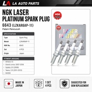 NGK 94167 DIFR6D13 Laser Iridium Spark Plug For Honda City GM6 T9A Jazz GK T5A BR-V CR-Z