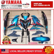 [DIJAMIN ORI] YAMAHA Y15ZR V3  CM6 B17B Cover Body Set Colour Cyan titan 100% HLY Original  B17-F000
