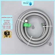 HIGH PRESSURE WIRE, 304 Stainless Steel Water Supply Line 20cm 30cm 40cm 50cm 60cm 80cm 1m 1m2 1m5 2