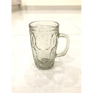 6 PCS ICE TEA GLASS | COCONUT ICE GLASS | GLASS GLASS | 6 PCS YELLOW CUP