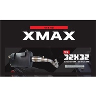 CJ Ipoh Racing Yamaha Xmax250 V1 V2 SFM 32MM Standard Cutting Std Chamber Exhaust