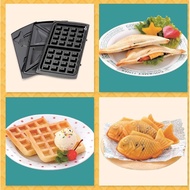 ❤️Home cafe❤️3in1 Fish Shape Waffle maker grill Pan Korean traditional bread pan Moritz waffle maker