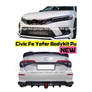 Honda civic fe yofer bodykit skirt lips pu