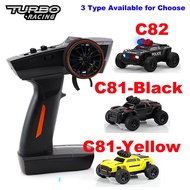 Turbo Racing 1:76 C81 C82 RC Truck Car Mini Full Proportional Monster Truck With Cool Lights Mountai