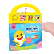 Baby Shark My First Friend 3 Button Sound Book with Handle, Children's Sound Books, Interactive Lear