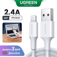 【Apple】UGREEN 20W MFI USB A to Lightning Charging Cable for iPhone 14 13 Pro Max iPad iPod Model: 20728