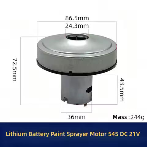 Lithium Battery Spray Gun Motor 545 Model 21V Lithium Battery Brush Spray Gun Motor Assembly Accesso