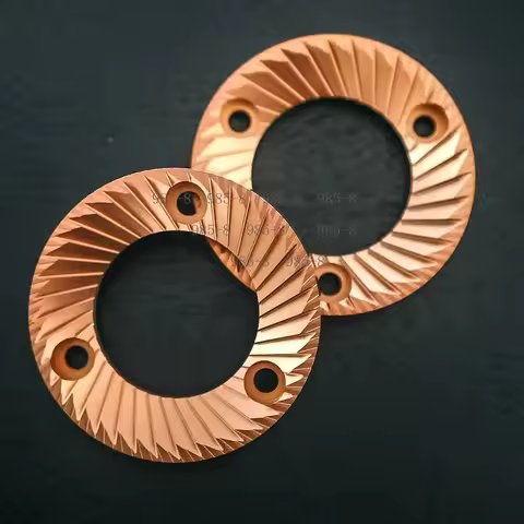 64/83/98mm Flat Titanium Coated Coffee Grinder Burr Replacement Parts For SSP Style Espresso Grinder
