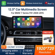 12.3 inch Linux Head Unit Touch Screen For BMW 7 Series F01 F02 F03  2008-2015 with CIC NBT System W