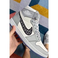 Fashion sneakers [Original] Nike Air Jordan 1 High * Dior Joint Unisex Sneakers CN8607-002 Zapatillas Casuales