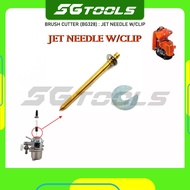 SPARE PART (BG328): JET NEEDLE W/CLIP FOR CARBURETOR/ NEEDLE JET/ MINYAK JARUM CARBURETOR /CARBURETOR SPARE PART