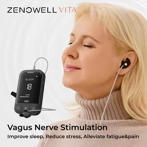 ZenoWell Vagus Nerve Stimulation Device,Restore Calm,Sleep Better,Stress Relief through Auricular Va