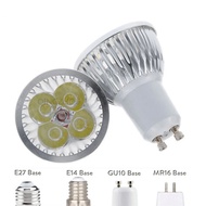 LED Spotlight E27 E14 GU10 MR16 3W  5W Dimmable LED Bulb 220V 230V 240V Aluminum High Quality Super 