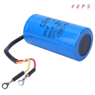 FEPS CD60 Start Capacitor, 250VAC 500uF CD60 Run Capacitor, Durable Wire Included Round Capacitor Ai