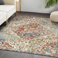 พรมห้องนั่งเล่น Mordern Soft Abstract Distressed Area Rugs For Bedroom Artistic Weavers Chester Boho
