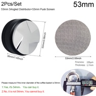 2PC 53mm Espresso nhà phân phối 53.3mm Puck màn hình cho 54mm Breville 870/875/878/880 portafilter đ