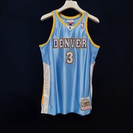 IDAWN7 NBA Basketball Men’s Mitchell&Ness Jersey  Denver Nuggets #3 Allen Iverson 2006-07 Jerseys Bl