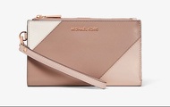 Michael Kors ADELE Wallet MK 正品三色皮革拼接 智慧型手機錢包 銀包-32S9RFDW4T