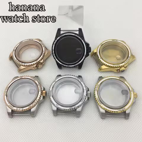 BLIGER 40mm case bidirectional rotating sapphire glass with NH34 NH35 NH36 ETA2824 2836 DG2813 3804 