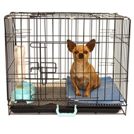 Dog cage small dog medium sized dog Teddy dog cage with toilet indoor chicken cage rabbit cage cat cage pet folding cage