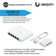 Ubiquiti Unifi USW-Flex-2.5G-5 Flex Mini 2.5G 5-Port Switch Powered by PoE or USB-C Ubiquiti PoE Swi